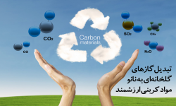 تبدیل گازهای گلخانه‌ای به نانومواد کربنی ارزشمند