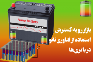 بازار رو به گسترش استفاده از فناوری نانو در باتری‌ها