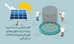 افزایش راندمان و پایداری سلول‌های خورشیدی با استفاده از گرافن